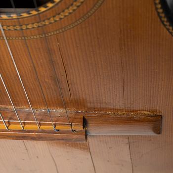 Acoustic guitar, "Wappengitarre", 19th century, Germany.