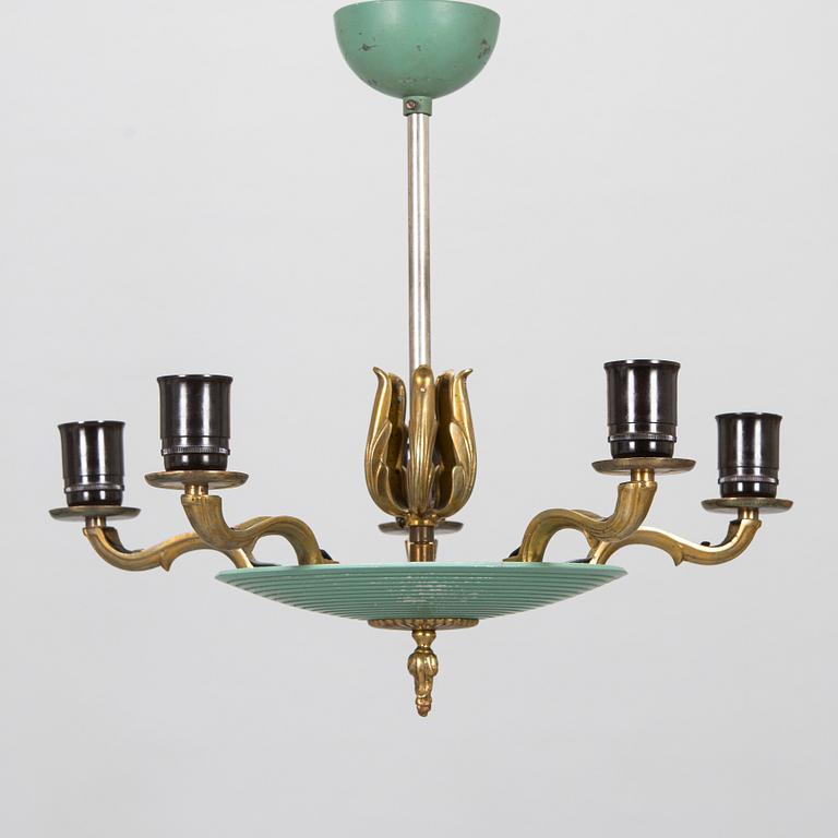 Paavo Tynell, a 1930's '1374' chandelier for Taito.