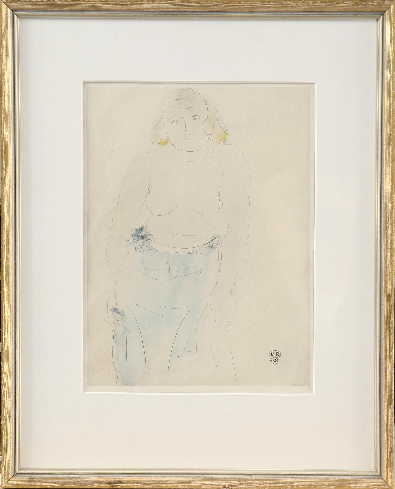 AUGUSTE RODIN, litografi, efter, stämpelsign M.R(Musee Rodin).