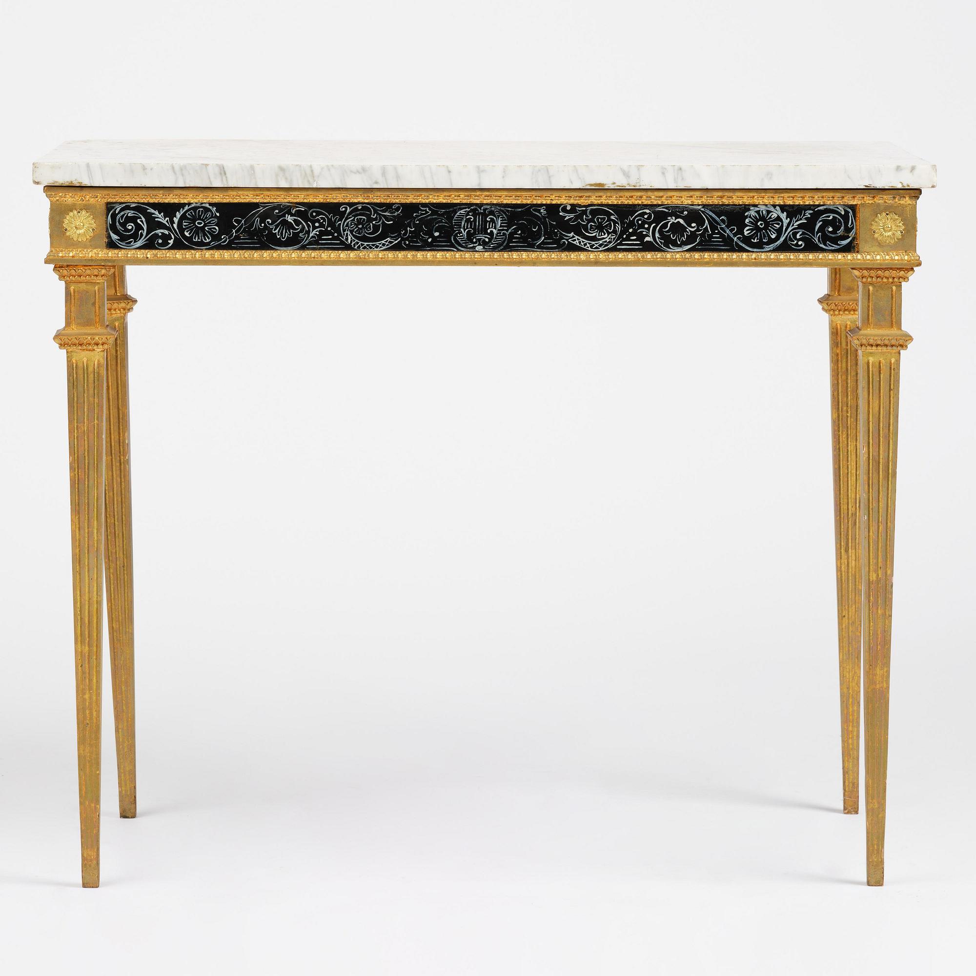 Konsolbord, Stockholmsarbete, omkring år 1800, Sengustavianskt.