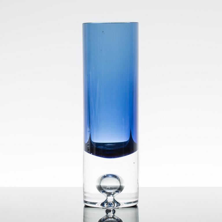 TAPIO WIRKKALA, glas, vase, signed,
