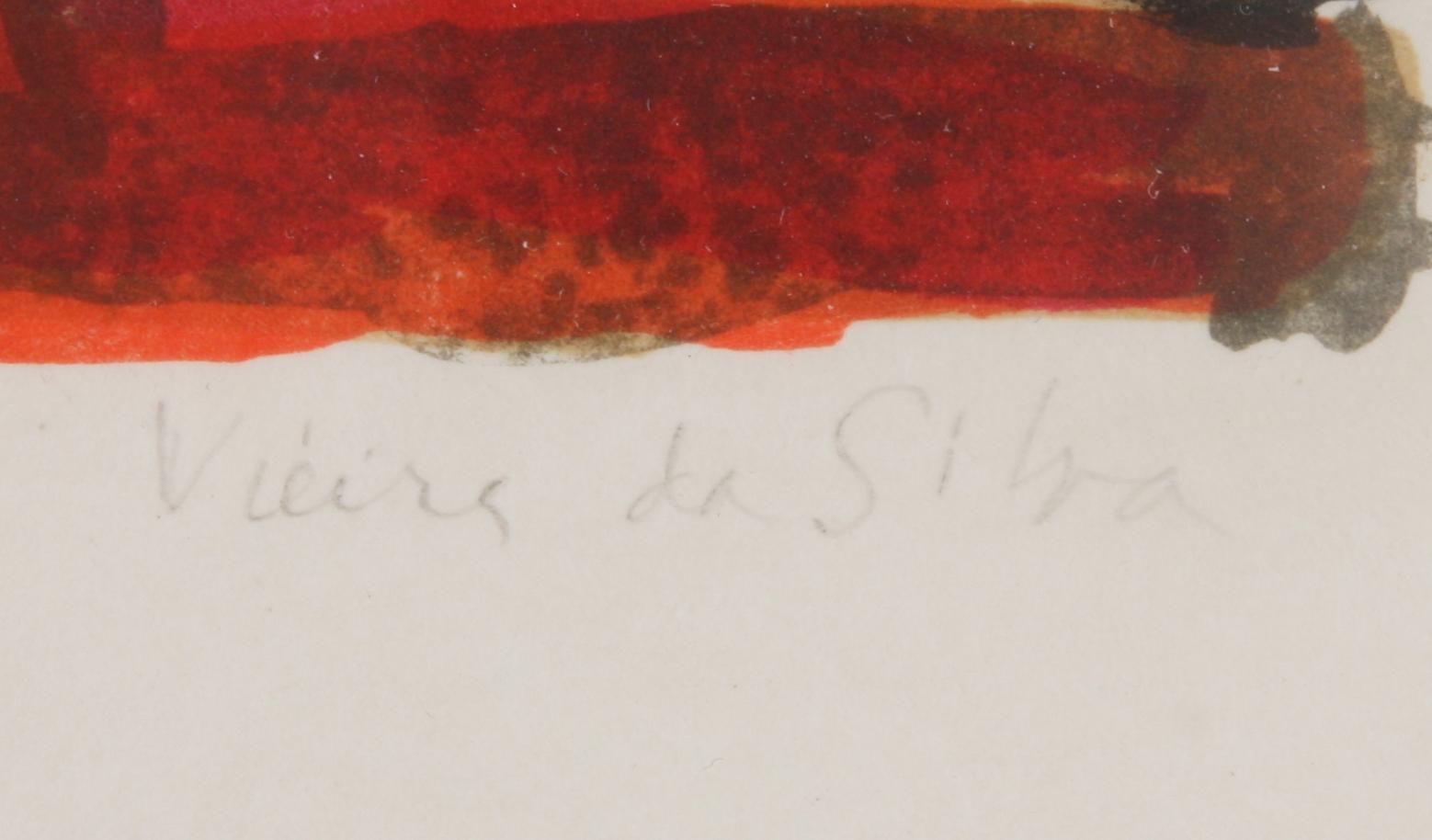 MARIA ELENA VIEIRA DA SILVA, färglitografi, sign.