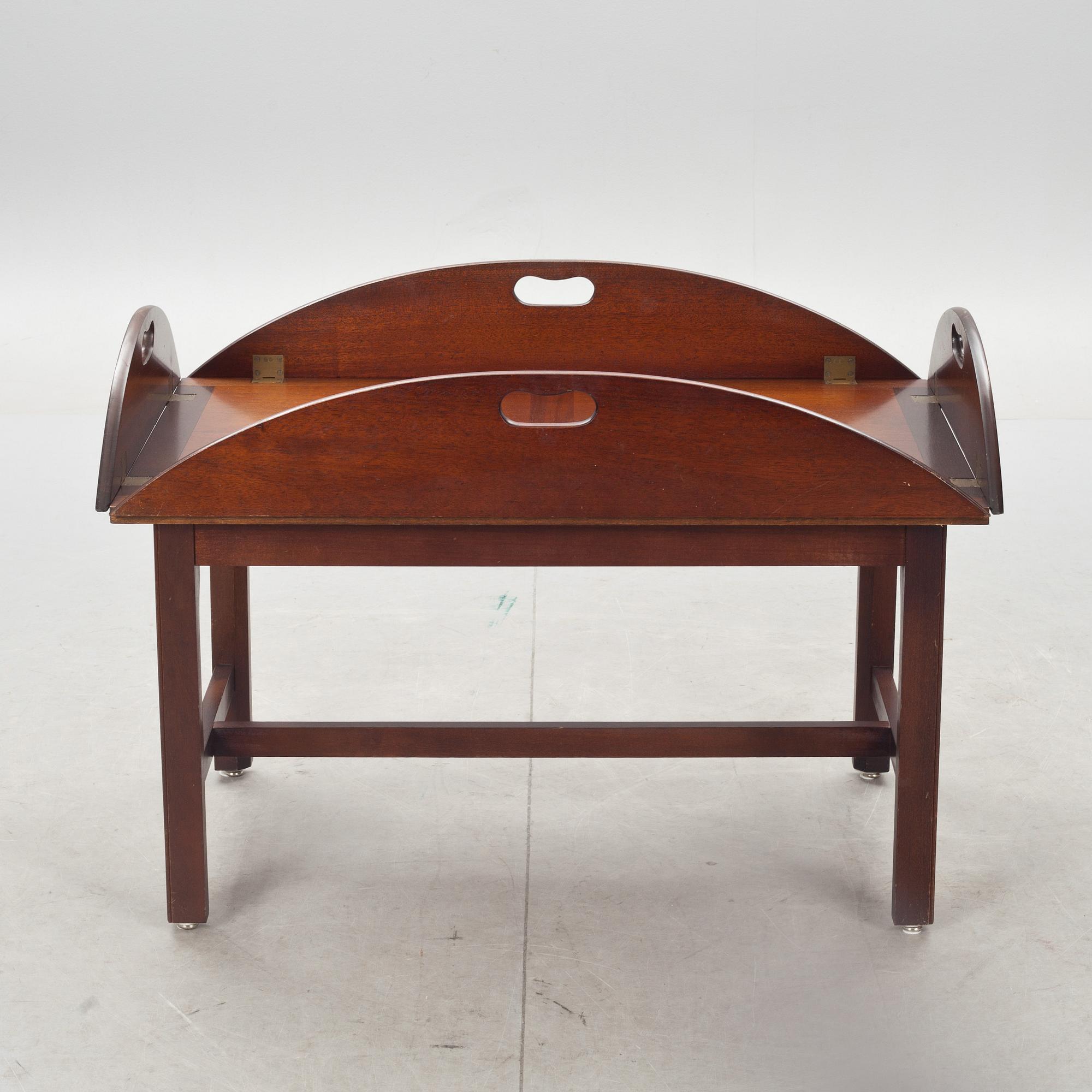 SOFFBORD, sk "Butlers tray", 1900-talets andra hälft.