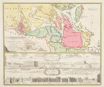 KARTA, Homann, 1700-tal.