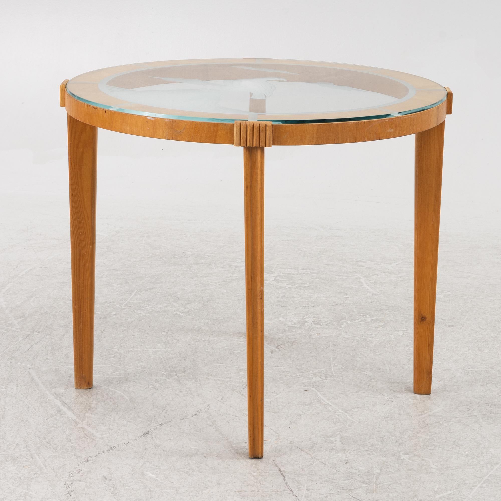 Arvid Cube, a coffee table or side table, AB Nybrofabriken Fröseke, 1948.