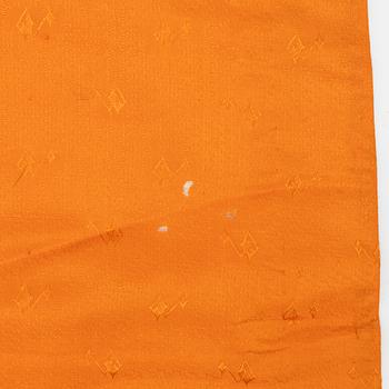 A set of three silk fabrics, China and Japan, late Qing and 20th Century.