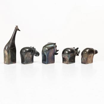 Gunnar Cyrén, Five figurines, Dansk Designs, Japan.