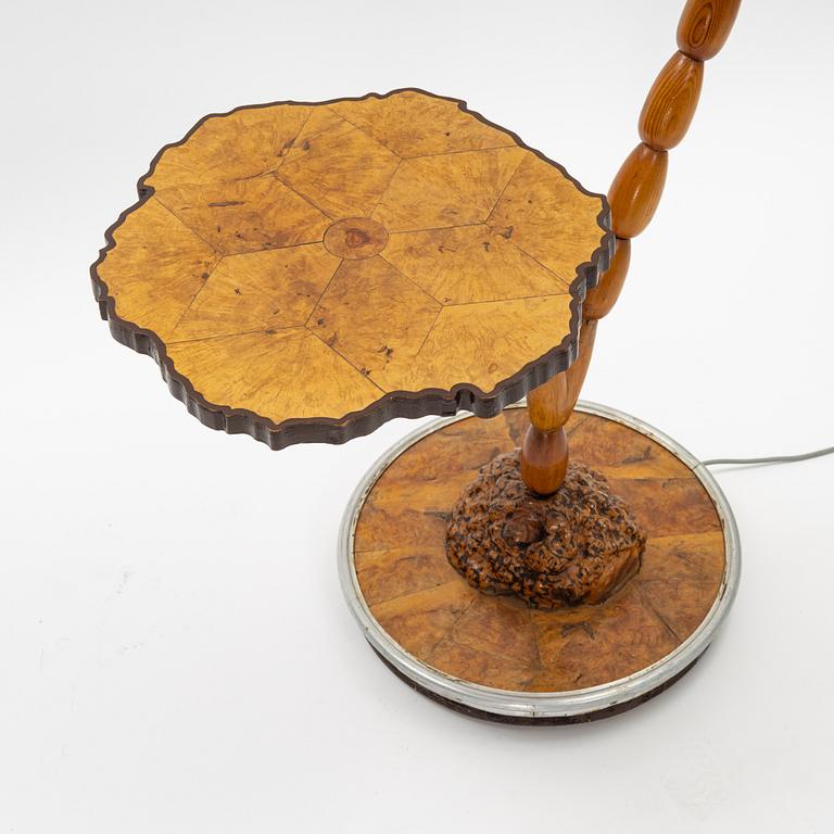 Golvlampa med bord, 1940-talet.