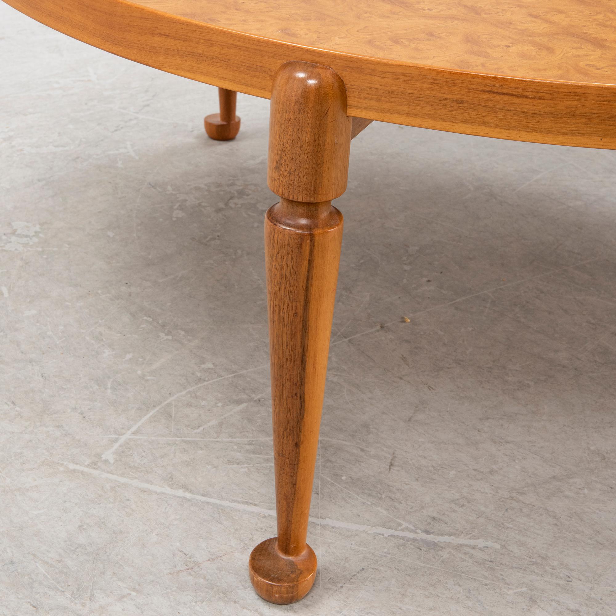 Josef Frank, a model 2139 coffee table, Svenskt Tenn, Sweden, post 1985.