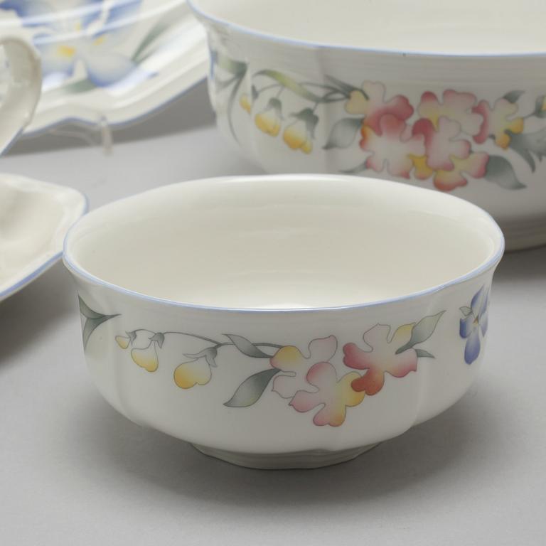 A porcelain tableware set of 40 pcs, "Riviera" by Villeroy & Boch, late 20th century.