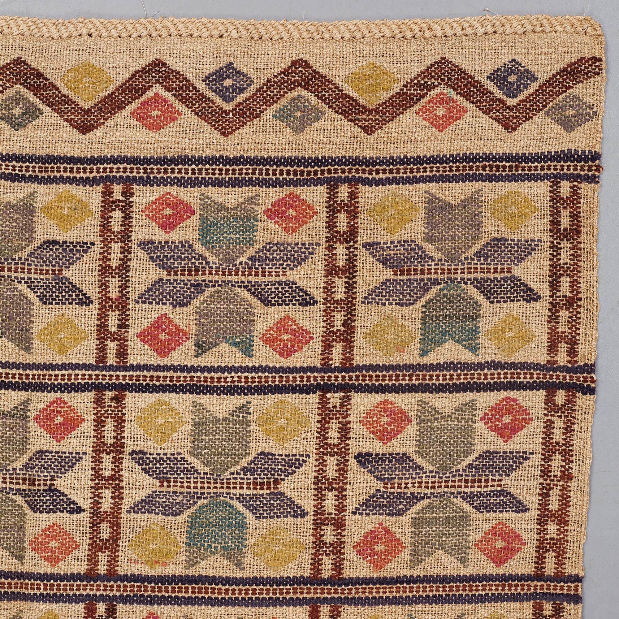 Märta Måås-Fjetterström, MÄRTA MÅÅS-FJETTERSTRÖM, DRAPES, 1 pair, "Element", flat weave, ca 226,5 x 71 cm each.