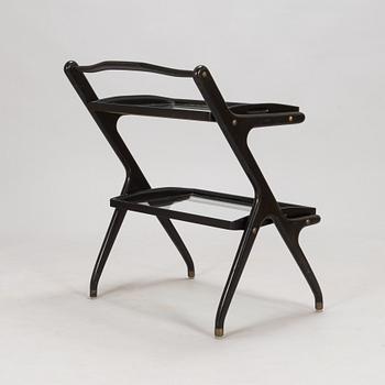 A serving trolley, 'Milano', Keravan puusepäntehdas, Stockmann, Finland. 1950s-1960s.