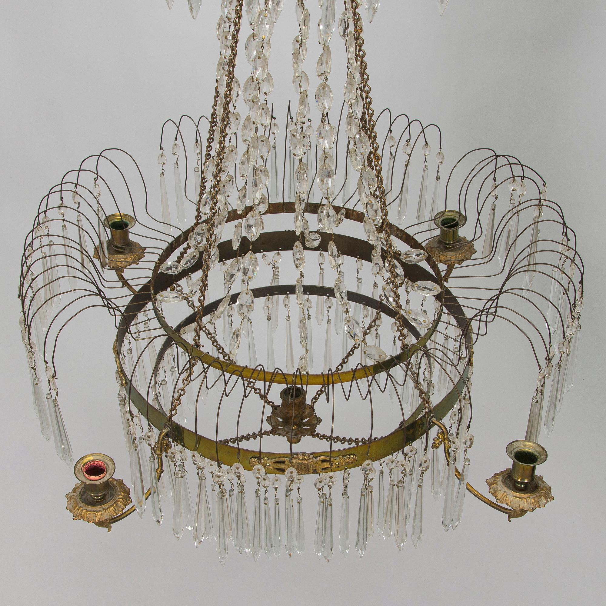 Takkrona, 1800-talets senare hälft.