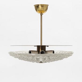 Carl Fagerlund, ceiling light, Orrefors second half of the 20th century.