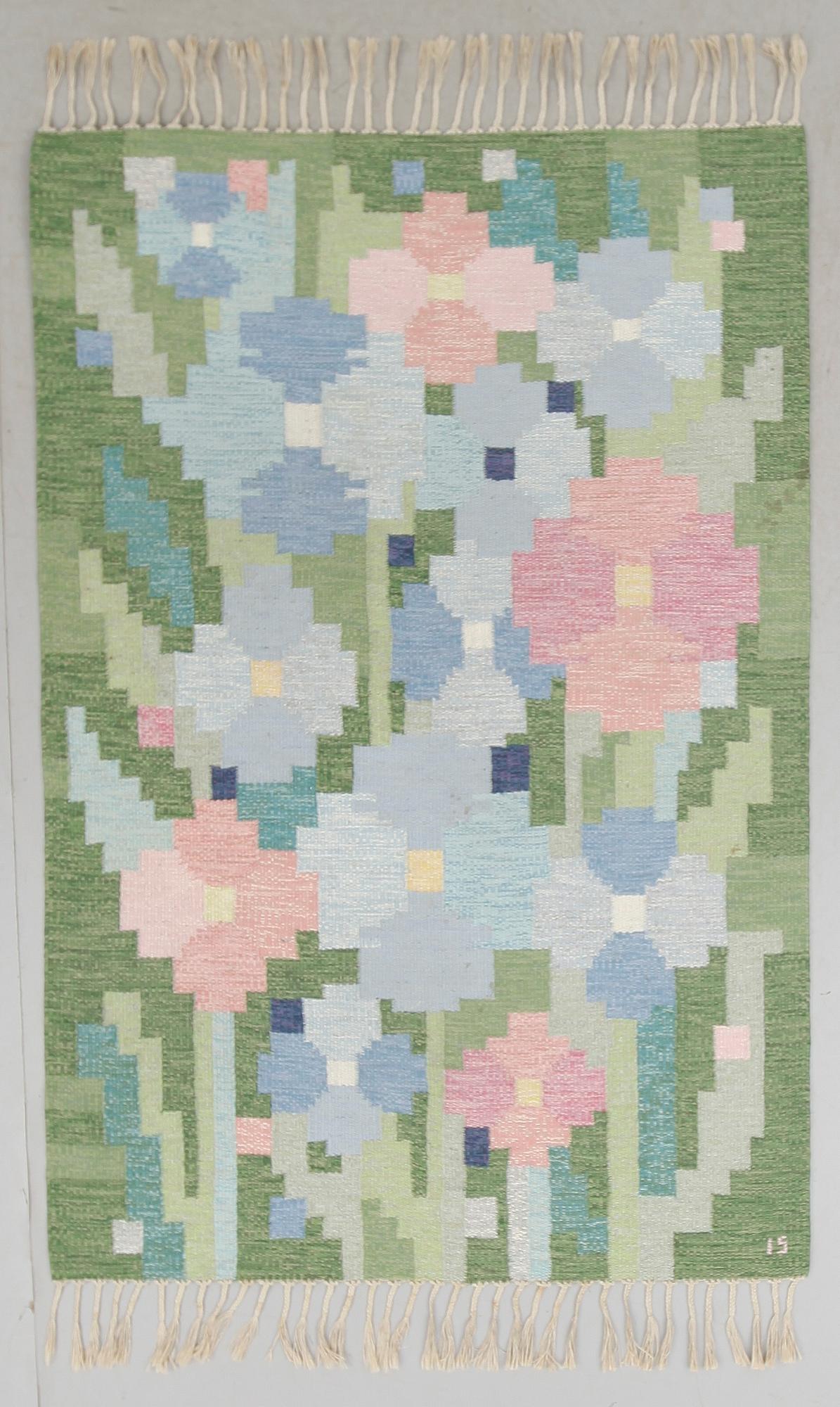 MATTA, rölakan, Ingegerd Silow, signerad IS, ca 205 x 136 cm.