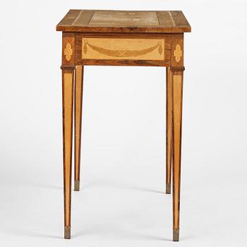 A  Gustavian style Ladies desk, late 19th century.