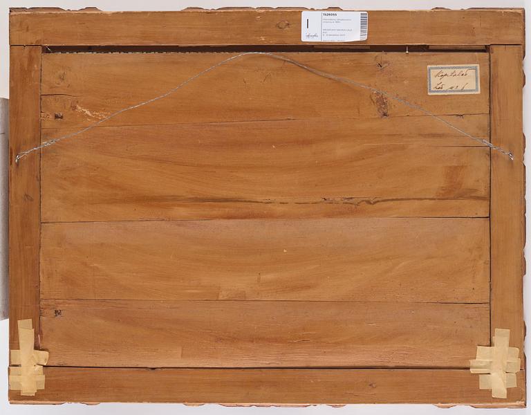 Glasmålning, Qingdynastin, omkring år 1800.