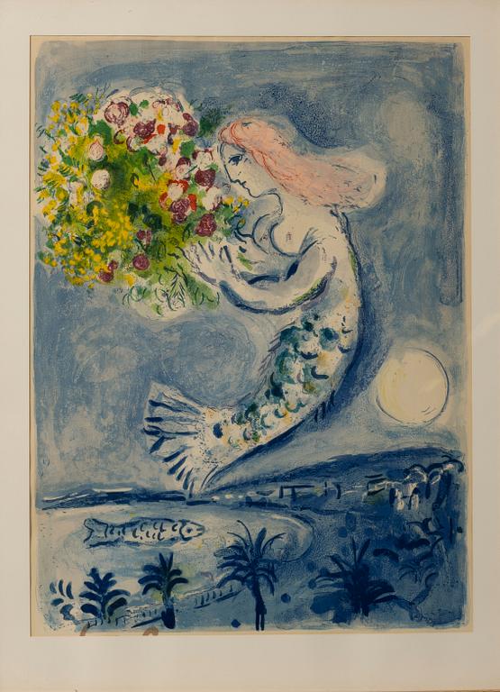 Marc Chagall, after “Nice Soleil Fleurs”.