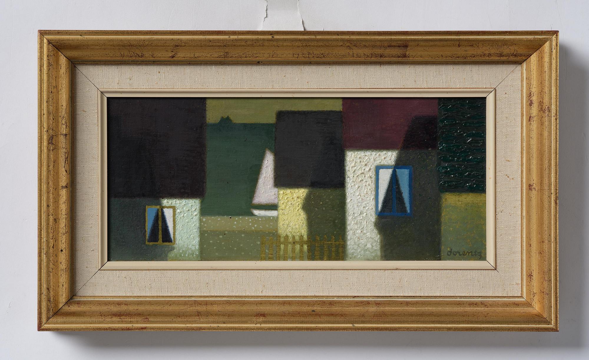 Waldemar Lorentzon, "Husen vid havet".