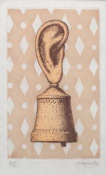 René Magritte, after, ”La lecon de Musique”.