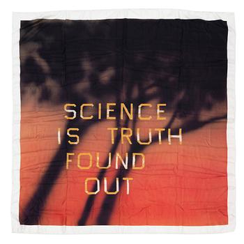 Ed Ruscha, "Science Is Truth Found Out, (RED)ition".