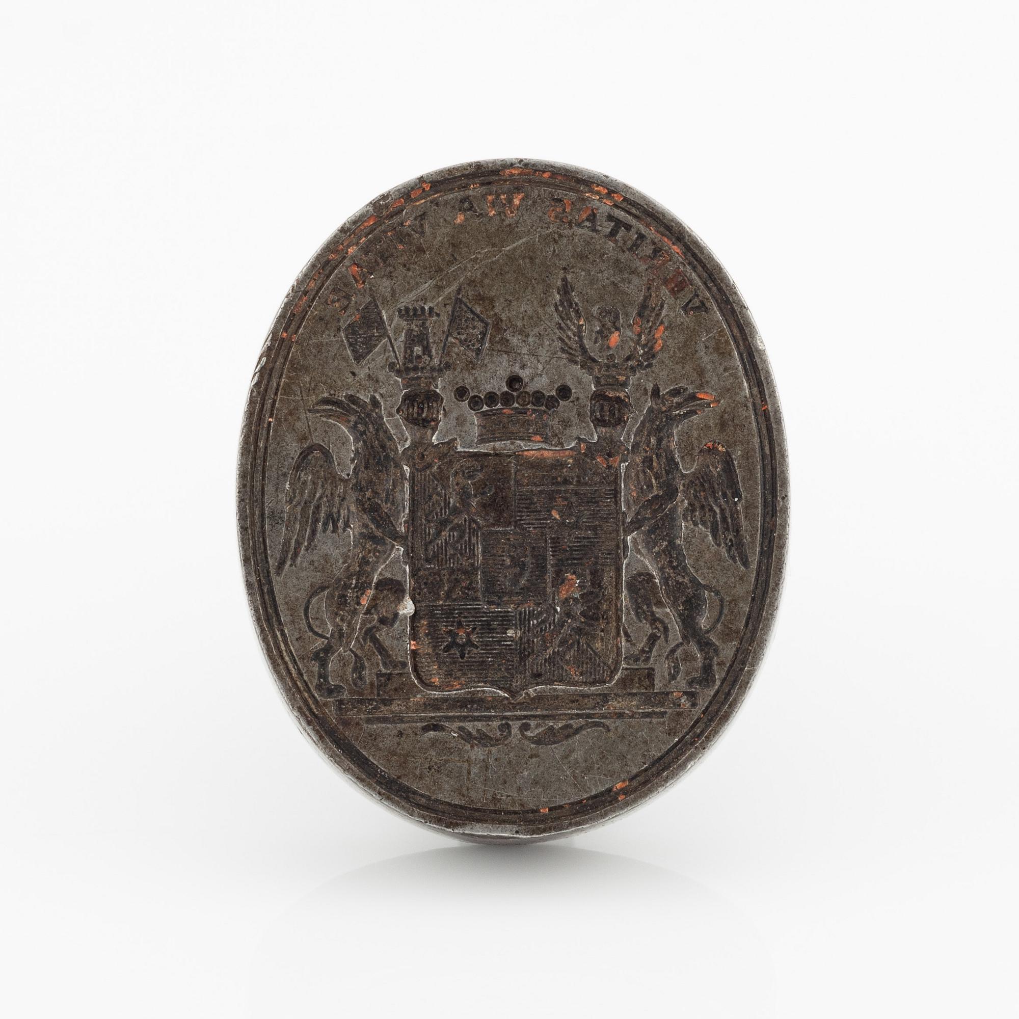 Sigill, för friherrliga ätten von Essen (nr. 158), 1700-tal.