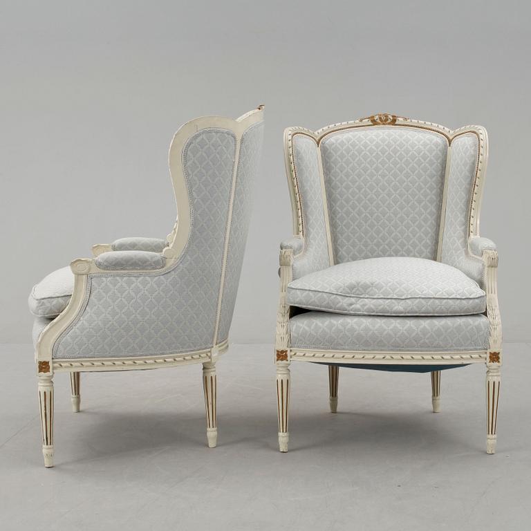 BERGERER, ett par. Louis XVI-stil. 1900-tal.