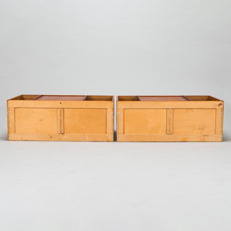 Olli Borg, a pair of "Alli" cabinets for Asko, 1950s.