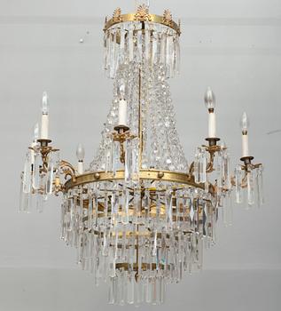 TAKKRONA, empirstil, 1800-talets slut. Höjd 103 cm.