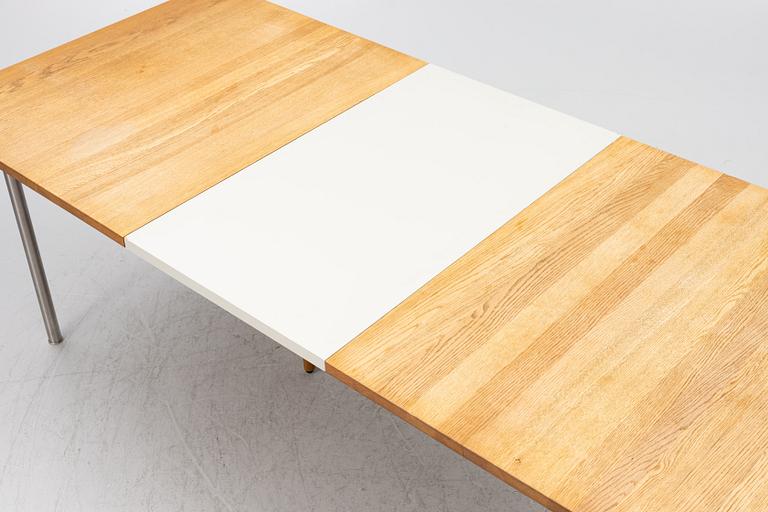 A contemporary dining table.