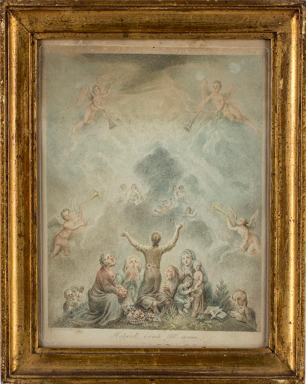 ELIAS MARTIN, Roulettegravyrer, 10 st, signerade i plåten.