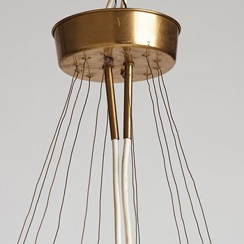 Hans Bergström, a chandelier, model "127", ateljé Lyktan, Sweden 1940-50s.