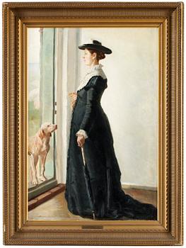 178. Michael Ancher, Porträtt av Anna Ancher.