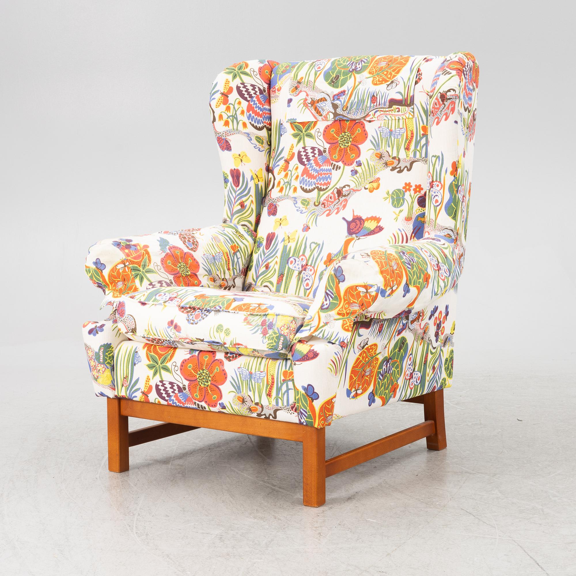 Ragnar Helsén, fåtölj, "Oxford", Stjernmöbler, Herrljunga för Firma Svenskt Tenn, 1900-talets andra hälft.