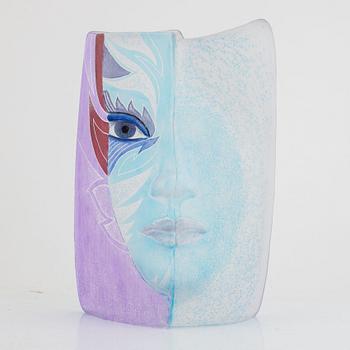 Mats Jonasson, skulptur, Ansikte, 2 st.