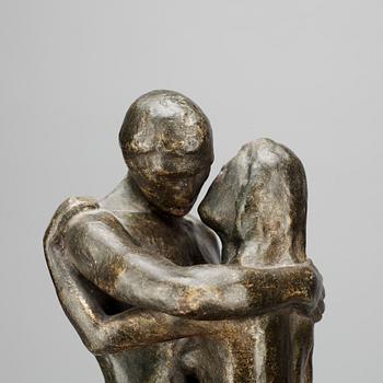 GUDMAR OLOVSON, skulptur, gips, signerad i massa.