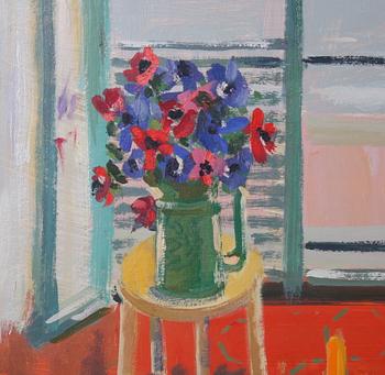 HOLMBERG JACOBSSON, EVA. Olja på pannå, sign o dat -71.