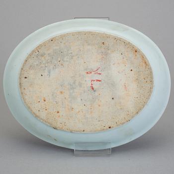 FAT, 3 stycken, porslin, Kina, 1800-tal.