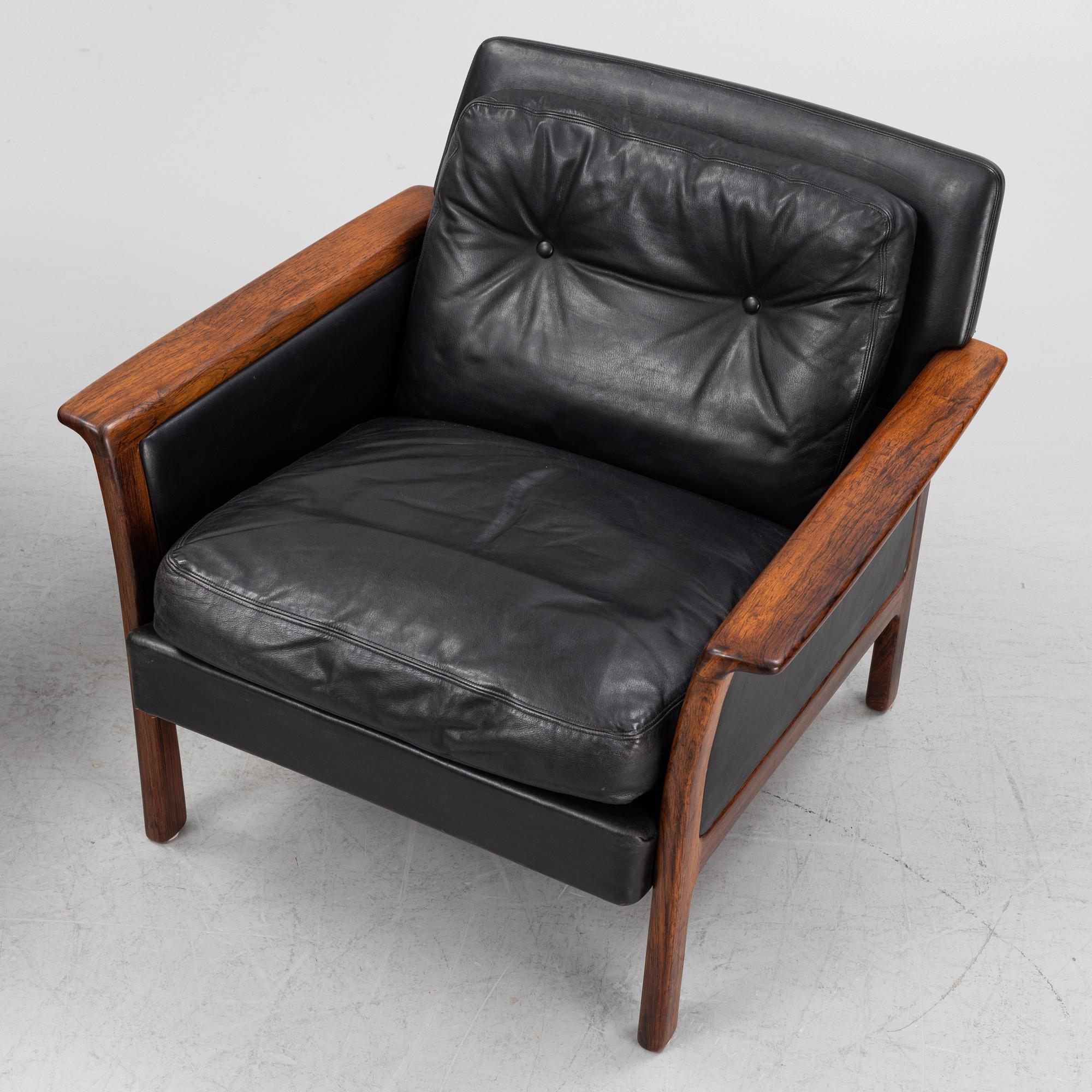 Fåtöljer, ett par, Bröderna Andersson, Ekenässjön, 1960-tal.