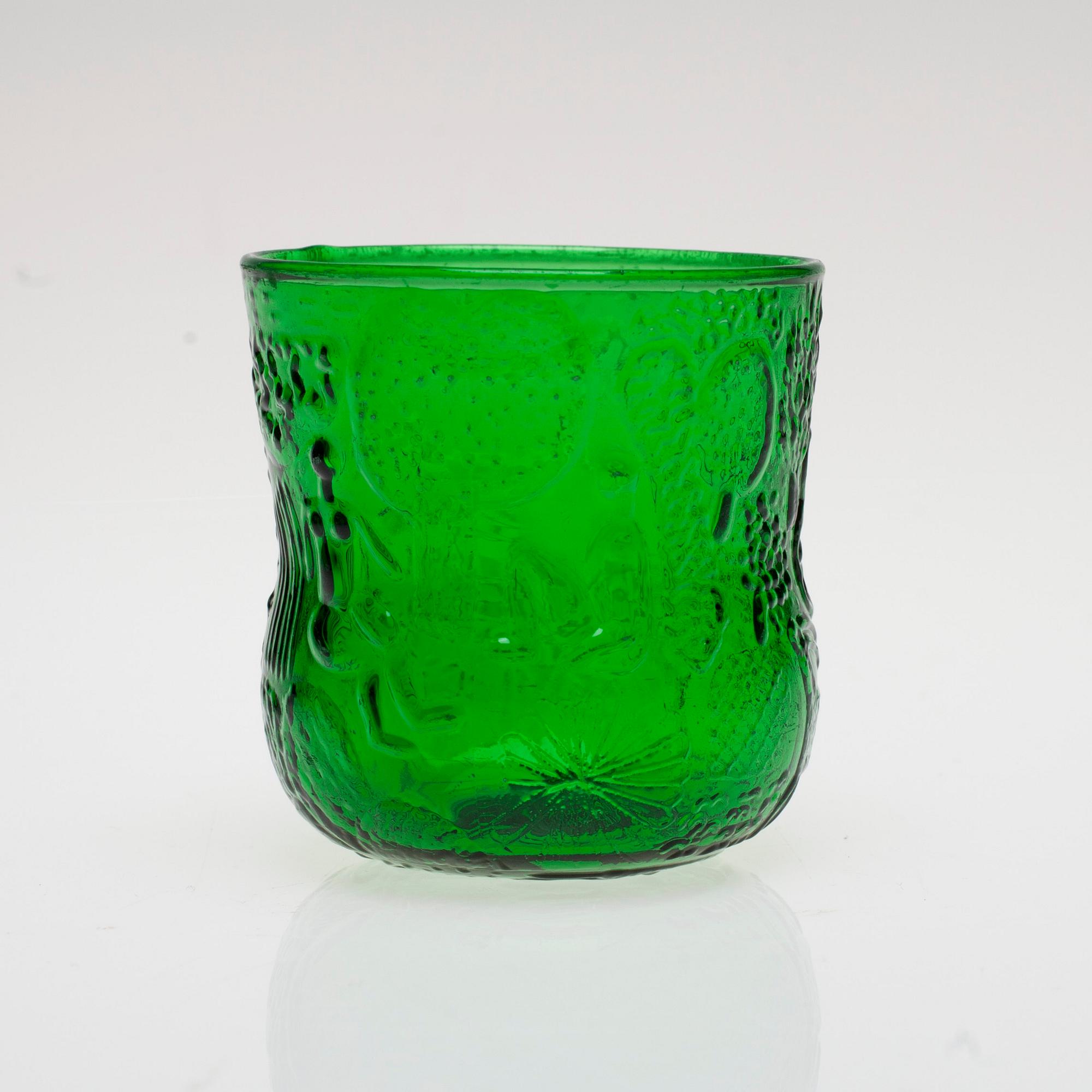 SKÅL, SLEV och 6 GLAS, "Fauna", Oiva Toikka, Nuutajärvi/Notsjö.