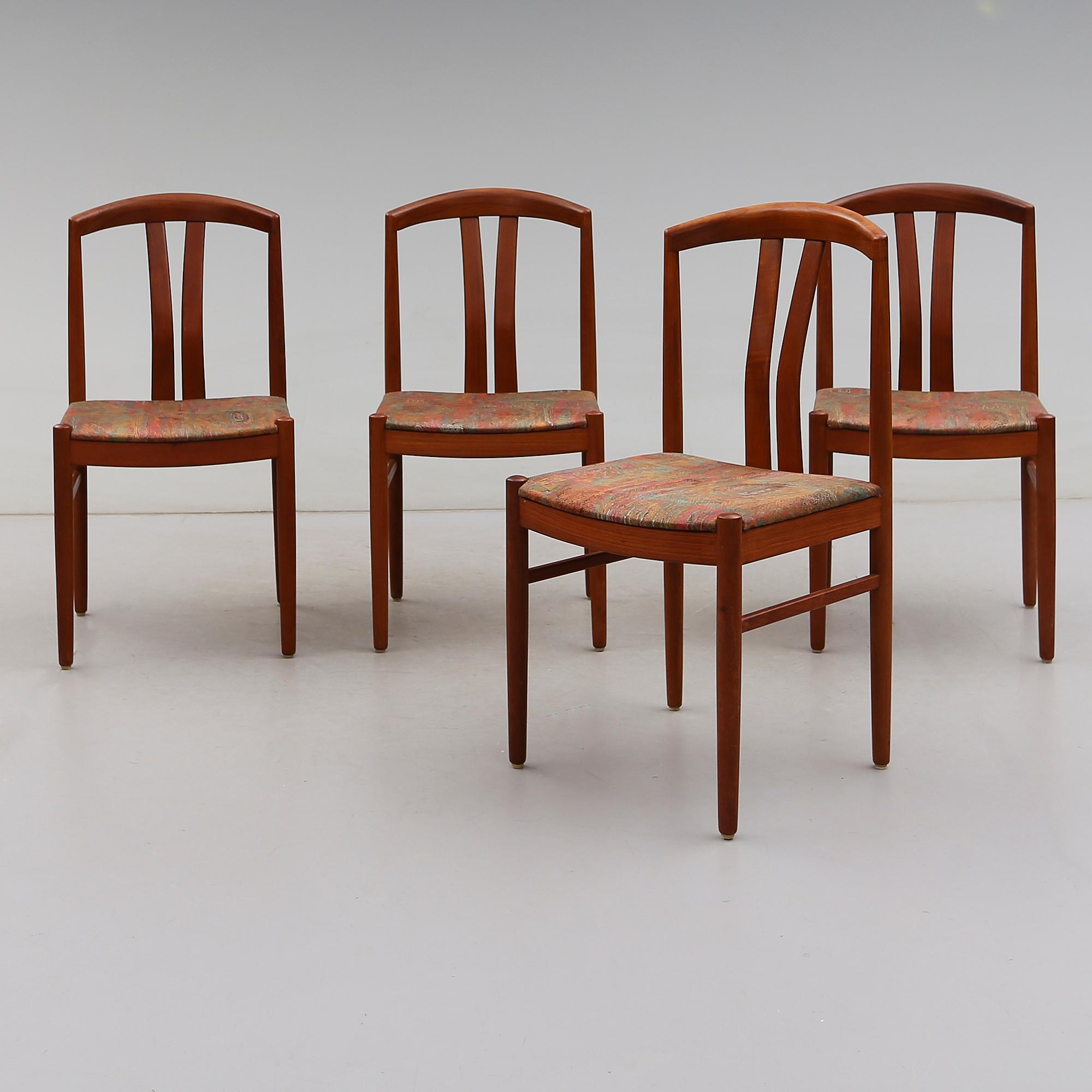 STOLAR, 4 st, C-E Ekström, Alb. Johansson & söner, Hyssna, 1900-talets andra hälft.