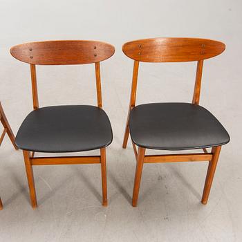 Chairs, Farstrup, 4 pcs, Denmark, 1960s.
