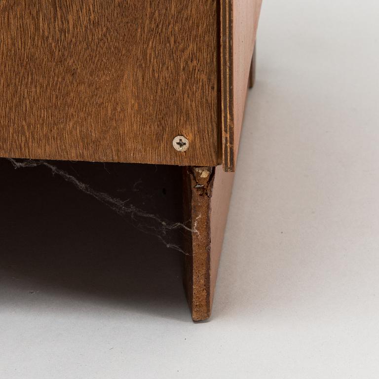 A pair of bed side tables, 1960s-70s.