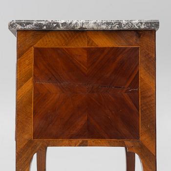 A Rococo bedside cabinet, 18th century.