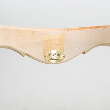 Dining group, 7 pieces, Rococo style, K. A. Roos, second half of the 20th century.