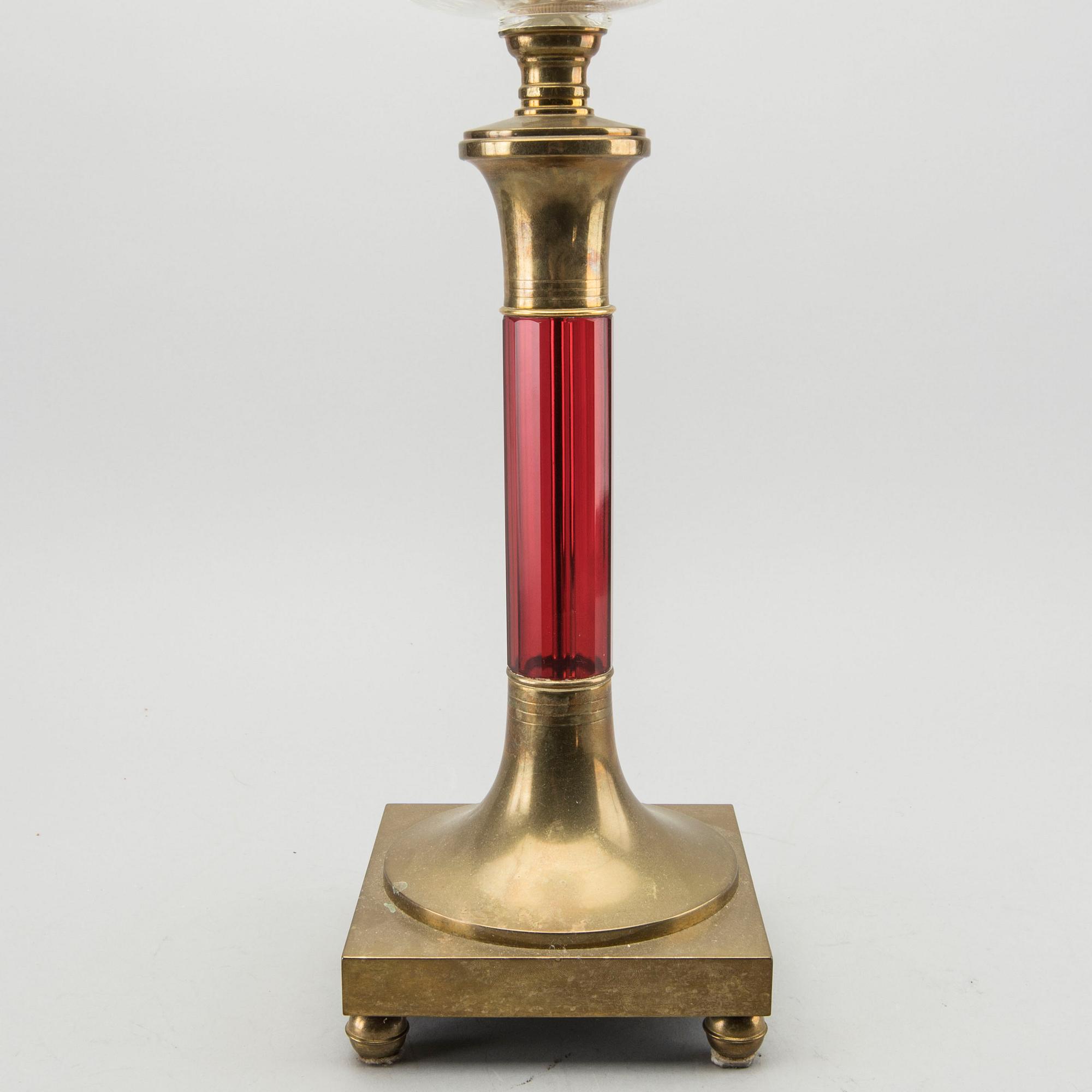 BORDSFOTOGENLAMPA, 1900-talets början.