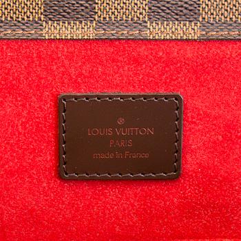 LOUIS VUITTON DAMIER EBENE PARIOLI SHOULDER TOTE.