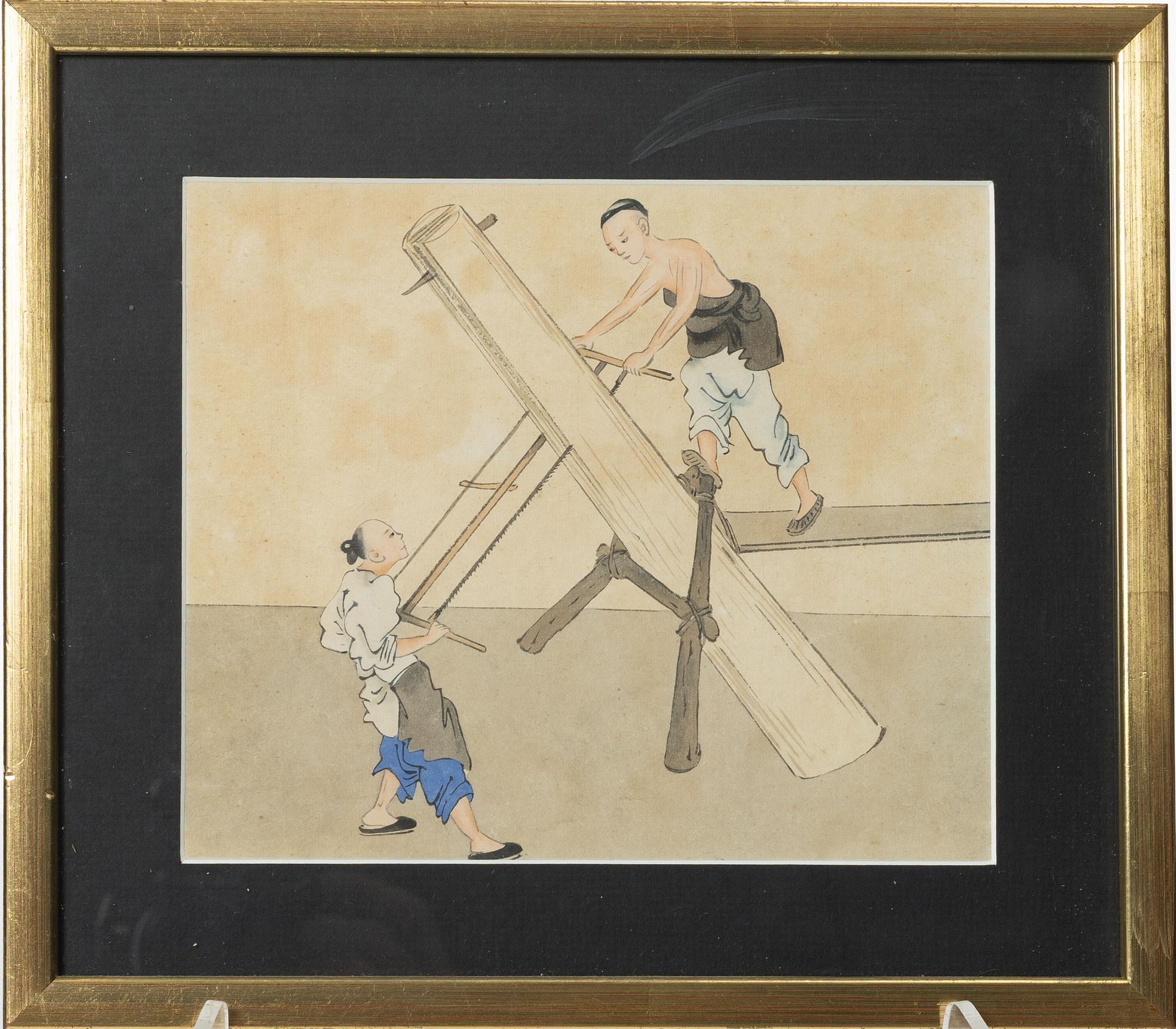 Unidentifed artist, 37 watercolours, China, 20th century.