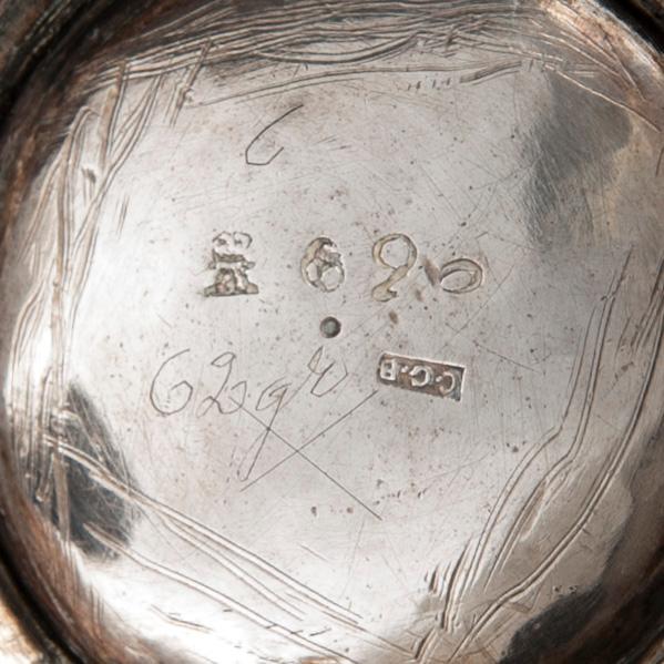BÄGARE, silver, Brummer, Åbo, 1796. Vikt 61,4 g.