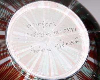 SKÅL, slipgraal. Edvin Öhrström, Orrefors.